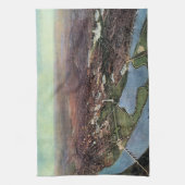 Linge De Cuisine Carte ancienne de Washington DC et de la rivière P (Vertical)