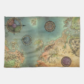 Linge De Cuisine Carte antique (Horizontal)