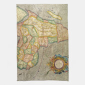 Linge De Cuisine Carte antique du monde de Gerardus Mercator représ (Vertical)