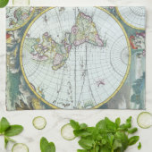 Linge De Cuisine Carte antique du monde du 17e siècle, Frederick De (Plié)