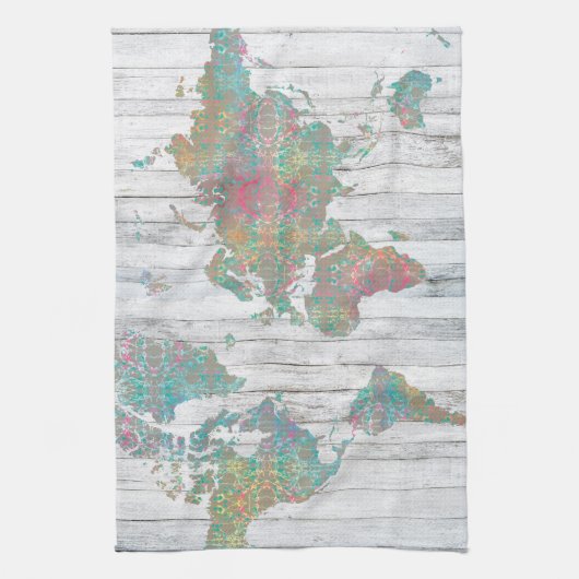 Linge De Cuisine Carte Boho II (Vertical)