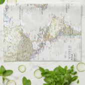 Linge De Cuisine Carte classique du monde (Plié)