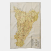 Linge De Cuisine Carte d'activité de Mafia en Sicile Italie 1900 (Vertical)