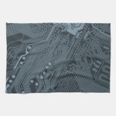 Linge De Cuisine Carte de circuit gris (Horizontal)