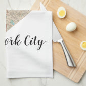 Linge De Cuisine Carte de coeur de New York City (Quart Plié)