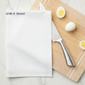Linge De Cuisine Carte de déclaration personnalisée pour bébé (Quart Plié)
