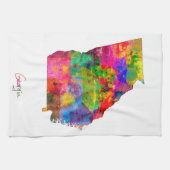 Linge De Cuisine Carte de la Géorgie (Horizontal)