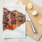 Linge De Cuisine Carte de l'Afrique : Célébrer la saison avec la cu (Quart Plié)