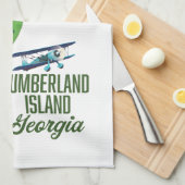 Linge De Cuisine Carte de l'île de Cumberland (Quart Plié)