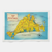 Linge De Cuisine Carte de Martha's Vineyard (Horizontal)