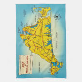 Linge De Cuisine Carte de Martha's Vineyard (Vertical)