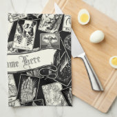 Linge De Cuisine Carte de Tarot gothique Apothecaire de cuisine vic (Quart Plié)