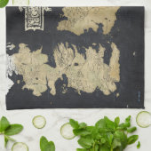 Linge De Cuisine Carte de Westeros (Plié)