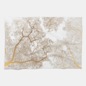 Linge De Cuisine Carte des arbres 1 (Horizontal)