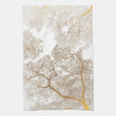 Linge De Cuisine Carte des arbres 1 (Vertical)