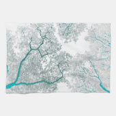 Linge De Cuisine Carte des arbres 3 (Horizontal)