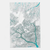 Linge De Cuisine Carte des arbres 3 (Vertical)