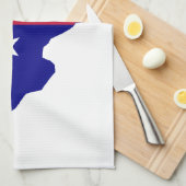 Linge De Cuisine Carte du drapeau texan natif (Quart Plié)