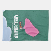 Linge De Cuisine Carte du lac Hillier en Australie. (Horizontal)