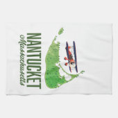 Linge De Cuisine Carte du Massachusetts de Nantucket (Horizontal)