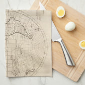 Linge De Cuisine Carte du monde 2 (Quart Plié)