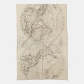 Linge De Cuisine Carte du monde 2 (Vertical)