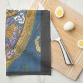 Linge De Cuisine Carte du monde antique avec Claudius Ptolemy, 1507 (Quart Plié)