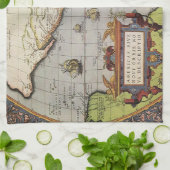 Linge De Cuisine Carte du monde antique des Amériques par Abraham O (Plié)