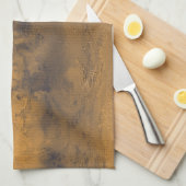 Linge De Cuisine Carte du monde de Mars Red Planet par satellite (Quart Plié)