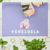 Linge De Cuisine carte du Venezuela (Plié)