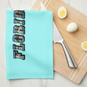 Linge De Cuisine Carte et texte de l'État de Floride (Quart Plié)