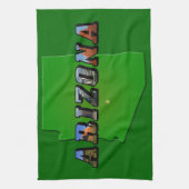 Linge De Cuisine Carte et texte de l'image de l'Arizona (Vertical)