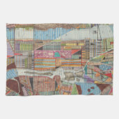 Linge De Cuisine Carte moderne de New York III (Horizontal)