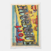 Linge De Cuisine Carte postale aux grandes lettres de Fort Lauderda (Vertical)