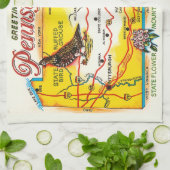 Linge De Cuisine Carte postale de Pennsylvanie (Plié)