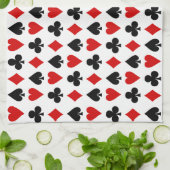 Linge De Cuisine Cartes de jeu originales Diamond Club Heart Spade (Plié)