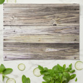 Linge De Cuisine Cartes en bois Patiné rustique de Old Dock (Plié)