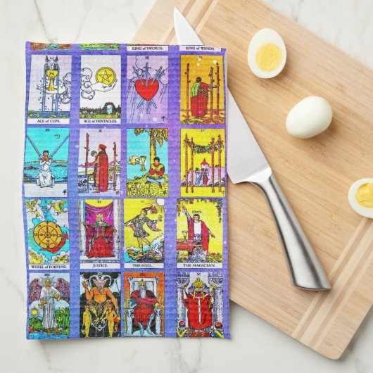 Linge De Cuisine Cartes Tarot (Quart Plié)