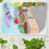 Linge De Cuisine Cartographie principale du grill (Plié)