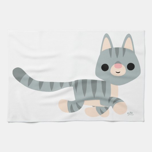 Linge De Cuisine Carton mignon Kitty (Horizontal)