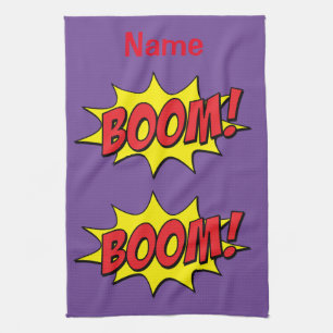 Linge De Cuisine Cartoon Boom Thunder_Cove