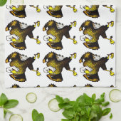 Linge De Cuisine Cartoon Combattre l'aigle (Plié)