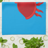 Linge De Cuisine Cartoon crab (Plié)