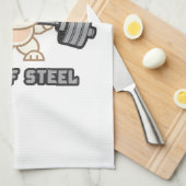 Linge De Cuisine Cartoon De Lapin D'Entraînement - Buns D'Acier, An (Quart Plié)