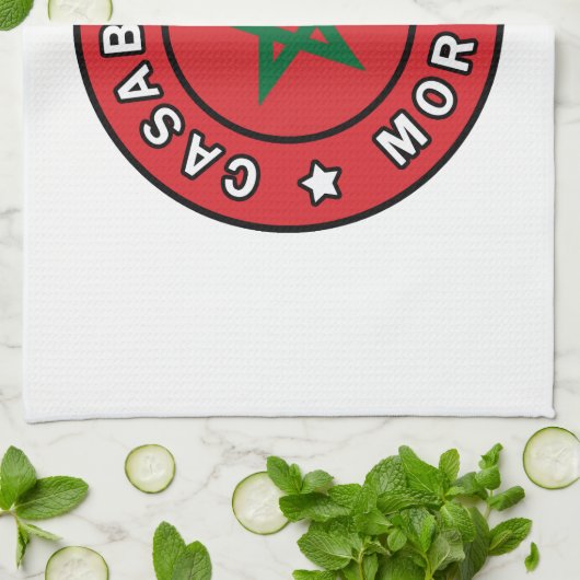 Linge De Cuisine Casablanca Maroc (Plié)