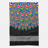 Linge De Cuisine Cascade arc-en-ciel - Art fractal (Vertical)