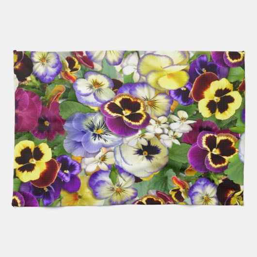 Linge De Cuisine Cascade de Pansy (Horizontal)