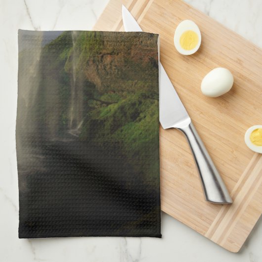 Linge De Cuisine Cascade de Seljalandsfoss, Islande (Quart Plié)
