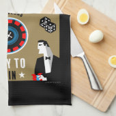 Linge De Cuisine Casino Gambling Poker Roulette (Quart Plié)