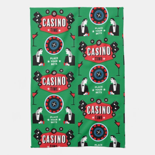 Linge De Cuisine Casino Gambling Poker Roulette (Vertical)